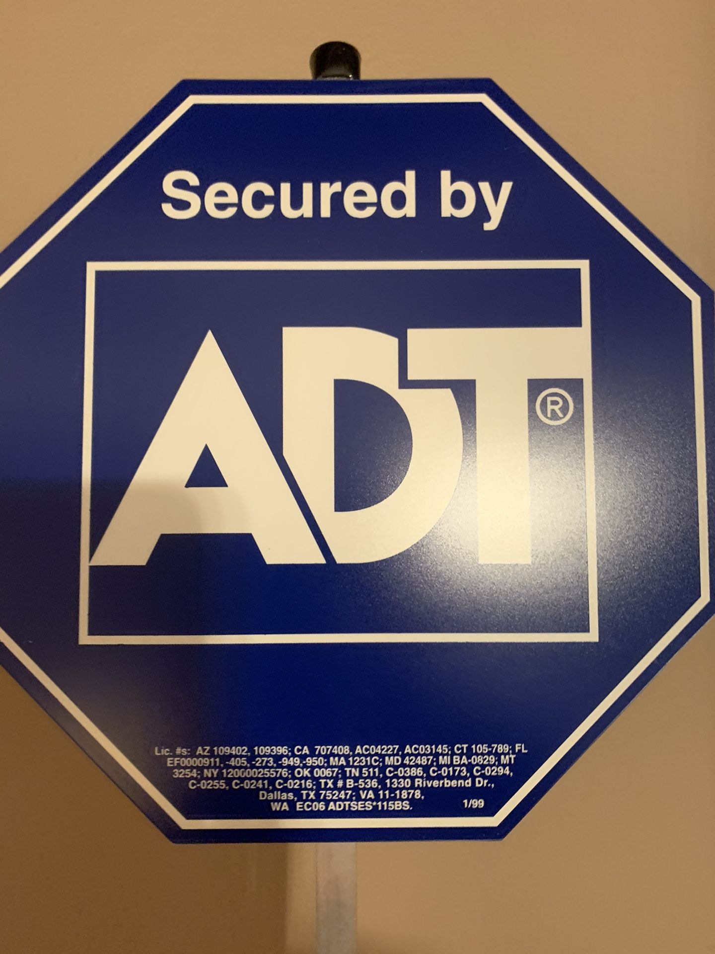 ADT home security SIGN