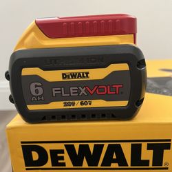 Dewalt Flexvolt 6.0 Battery 