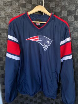 Patriots nfl sports jacket windbreaker large football
