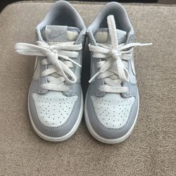 Girls Grey Nike Dunk Low
