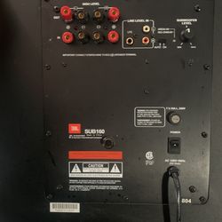 Powered Subwoofer Jbl Model sub 160
