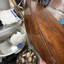 Classic wooden dining table