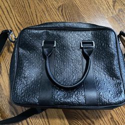 Leather Calvin Klein Computer Bag