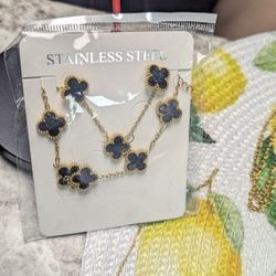 Earring, Necklace, Bracelet Set