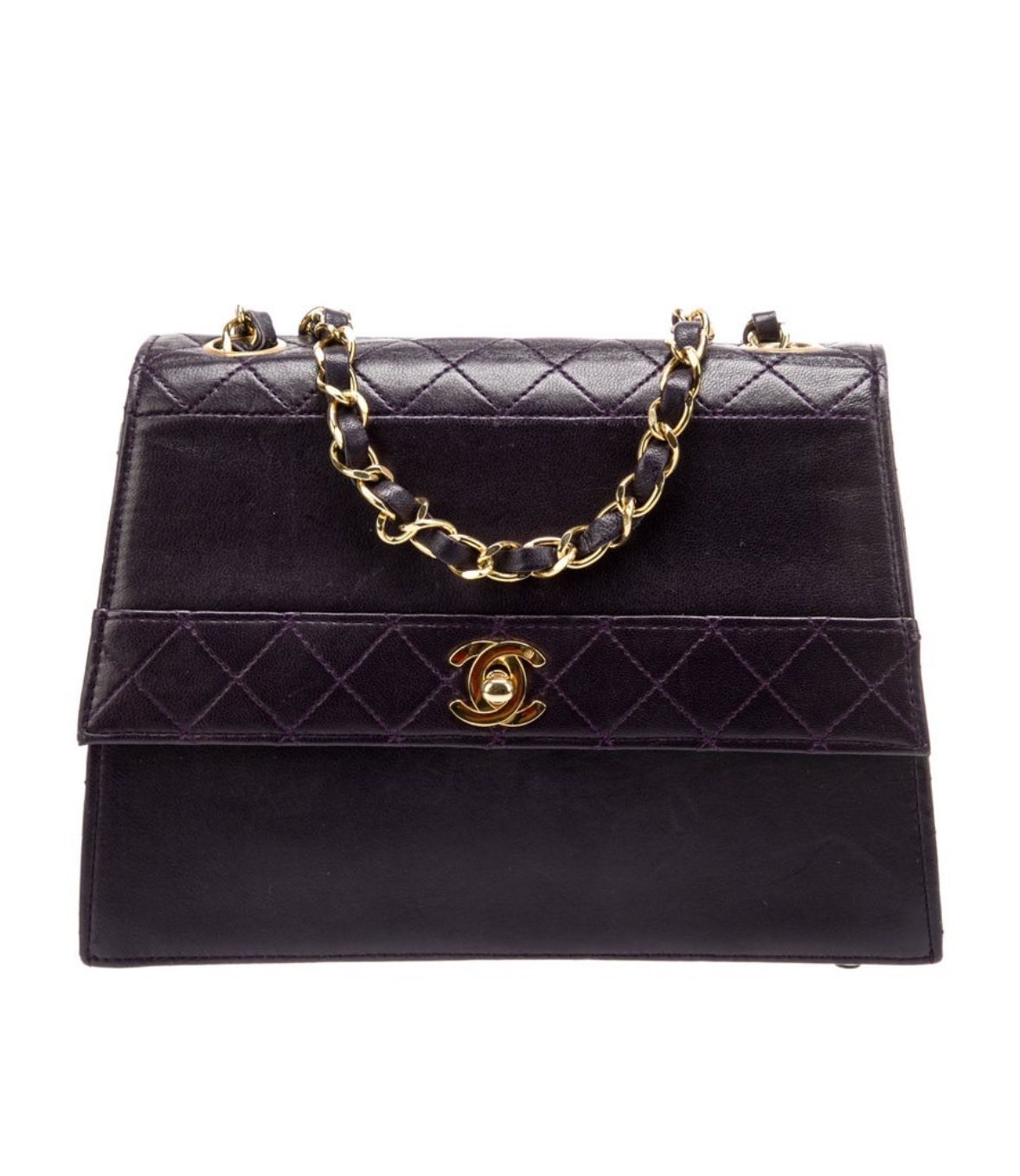 Authentic Chanel Trapezoid Flap bag 