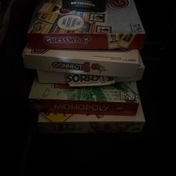 Guess Who  Connect 4 SORRY Monopoly And LiFE