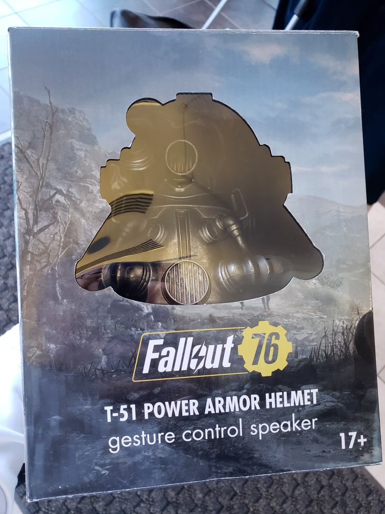 fallout 76 bluetooth speaker helmet