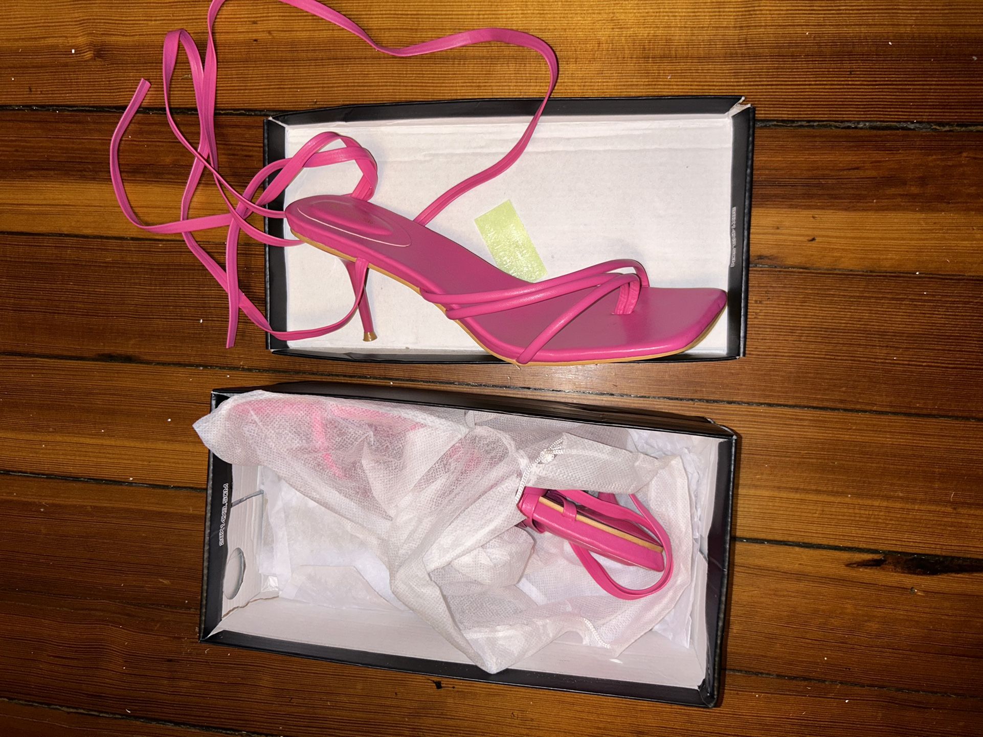 Pink mid Heels