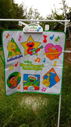 Vintage Sesame Street Elmo's Dance & Learn Game