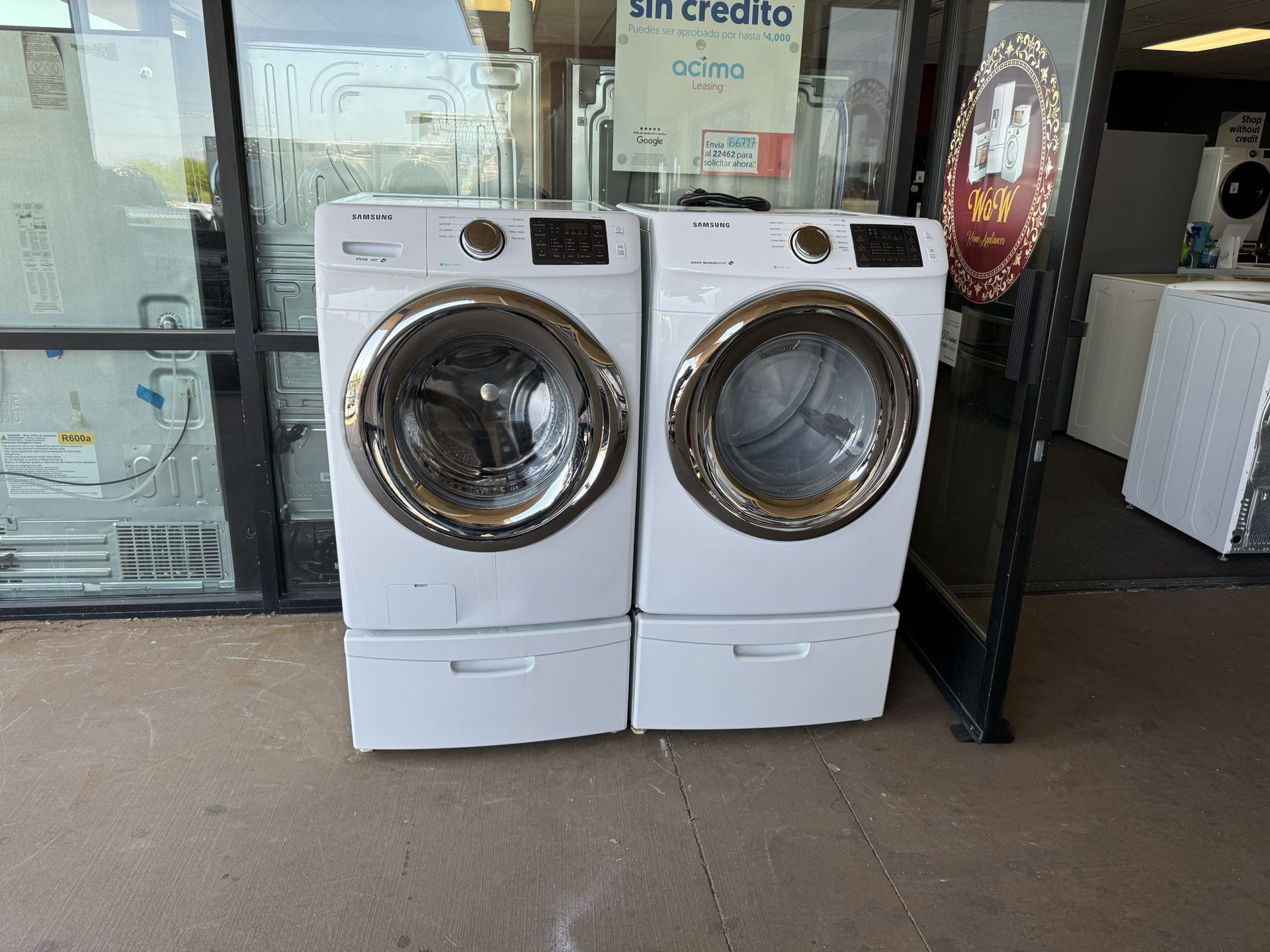 Nice Used Samsung Washer And Electric Dryer Set