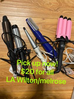 Curling Iron Straightener Set 