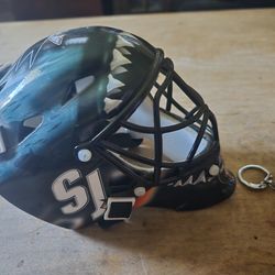 Mini SJ Sharks helmet