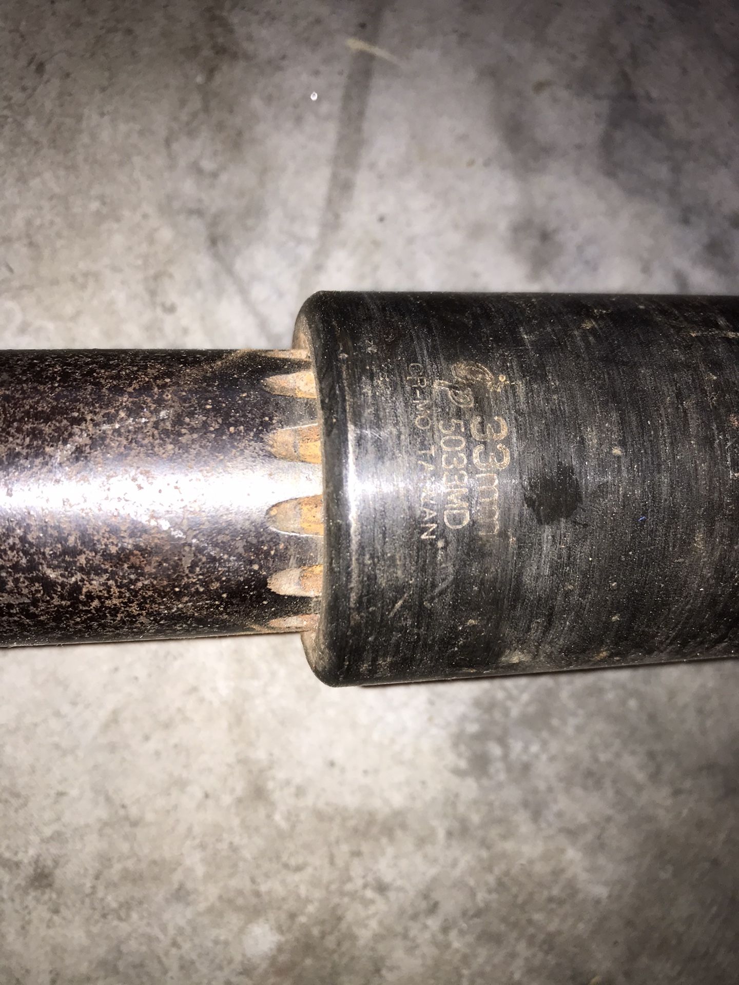 1” Ingersoll Rand air gun spline drive