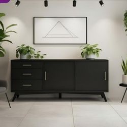 Black TV Stand