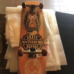 Skate Antihero Boards Skateboard With Team Thunder Trucks 