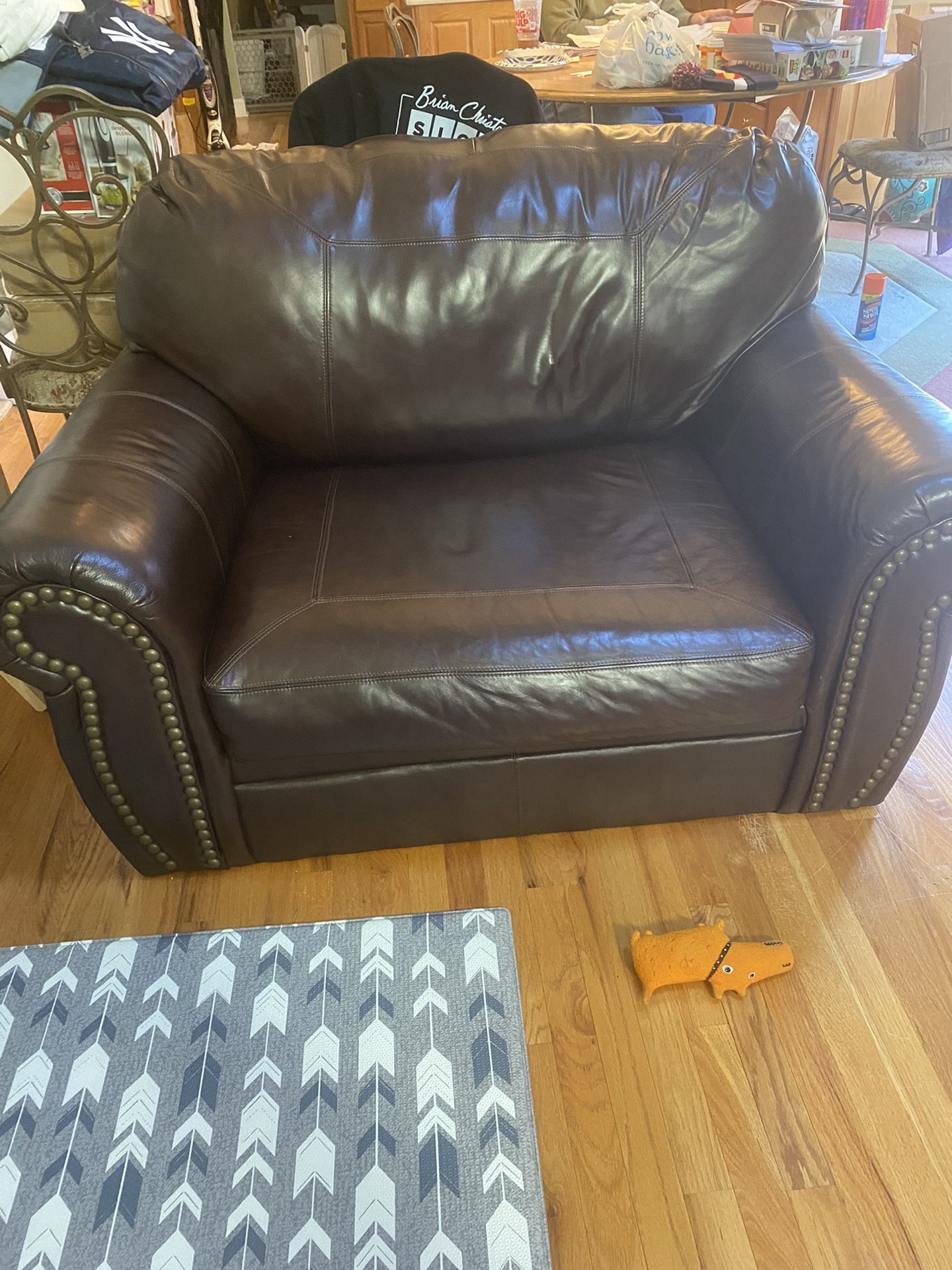 Oversized Leather Chair