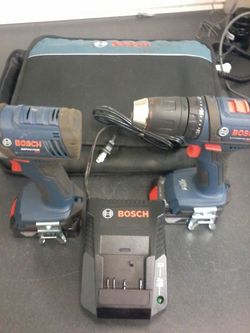 Bosch drill and impact combo