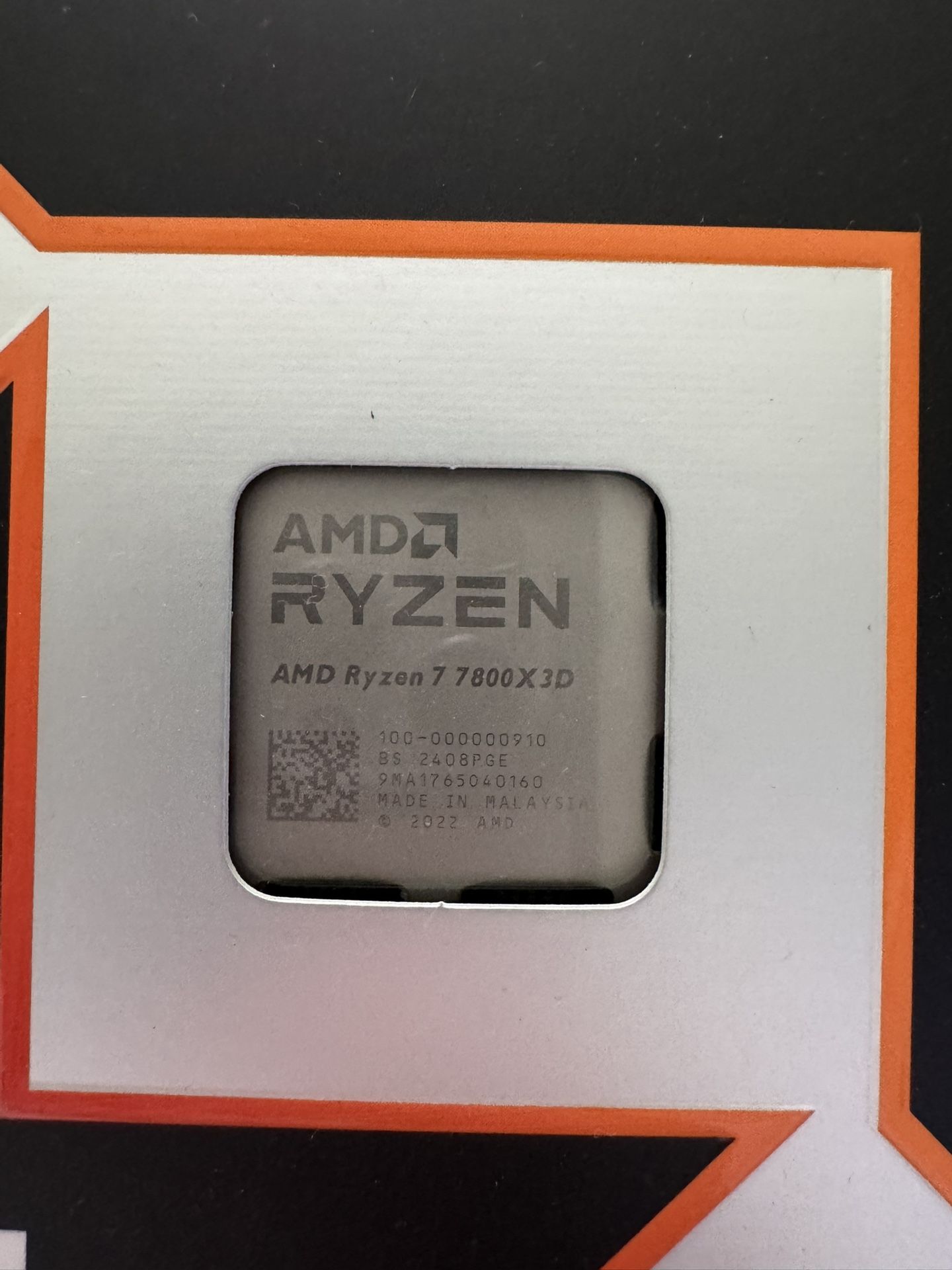 AMD 7800x3D CPU