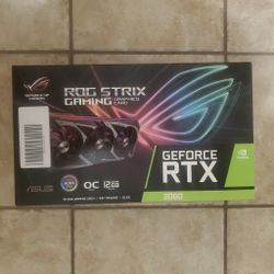 NVIDIA ASUS ROG GeForce RTX 3060 V2 12GB GDDR6 PCI Express 4.0 OC V12 LHR Graphics Card - Black