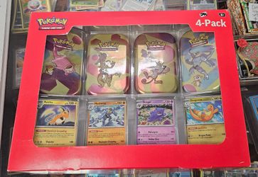 Sams Club 4 Tins - Pokemon 151 plus 4 promos