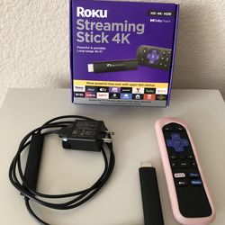 Roku Streaming Stick 4K Streaming Device 4K
