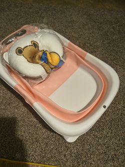 Foldable Baby Bathtub with Cushion Insert