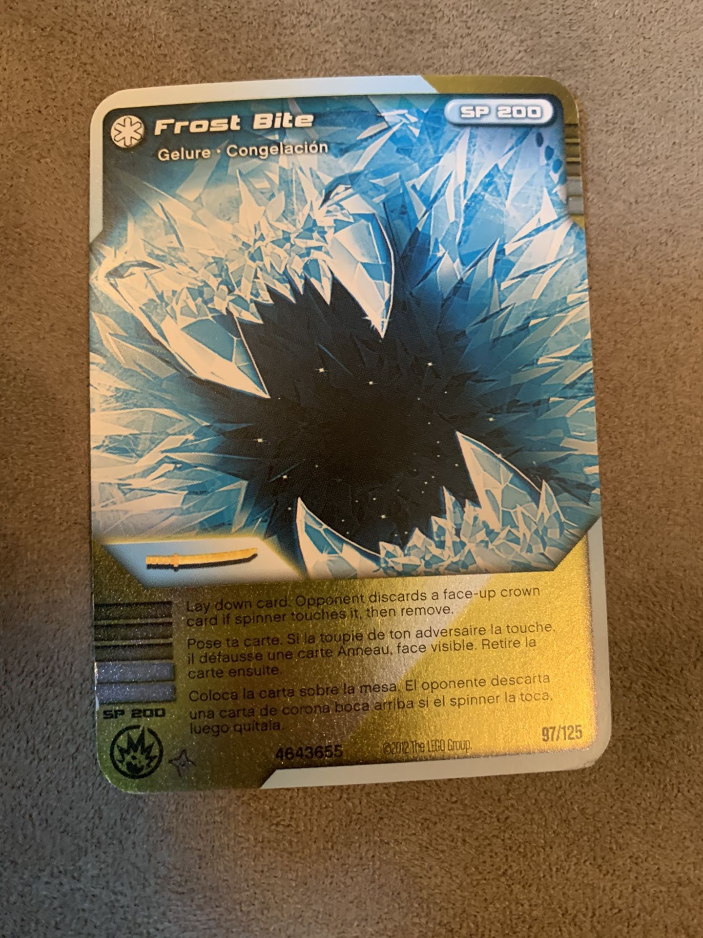 Lego Ninjago Card Frost Bite