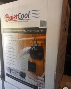 QuietCool Stealth Pro 3.3 Whole House Fan – BRAND NEW