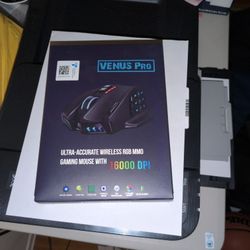 UtechSmart Venus Pro RGB Wireless MMO Gaming Mouse