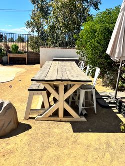 Free table and bench