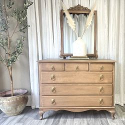 !!SOLD!! Restored Vintage Dresser With Mirror