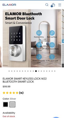 Elamor Intelligent Door Lock 