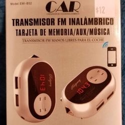 Brand new Bluetooth FM Transmitter , Car Aux Bluetooth and USB Bluetooth compatible with any car stereo Bz4