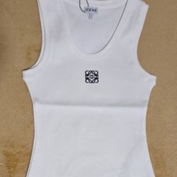 Loewe White Tank Top Womens Medium