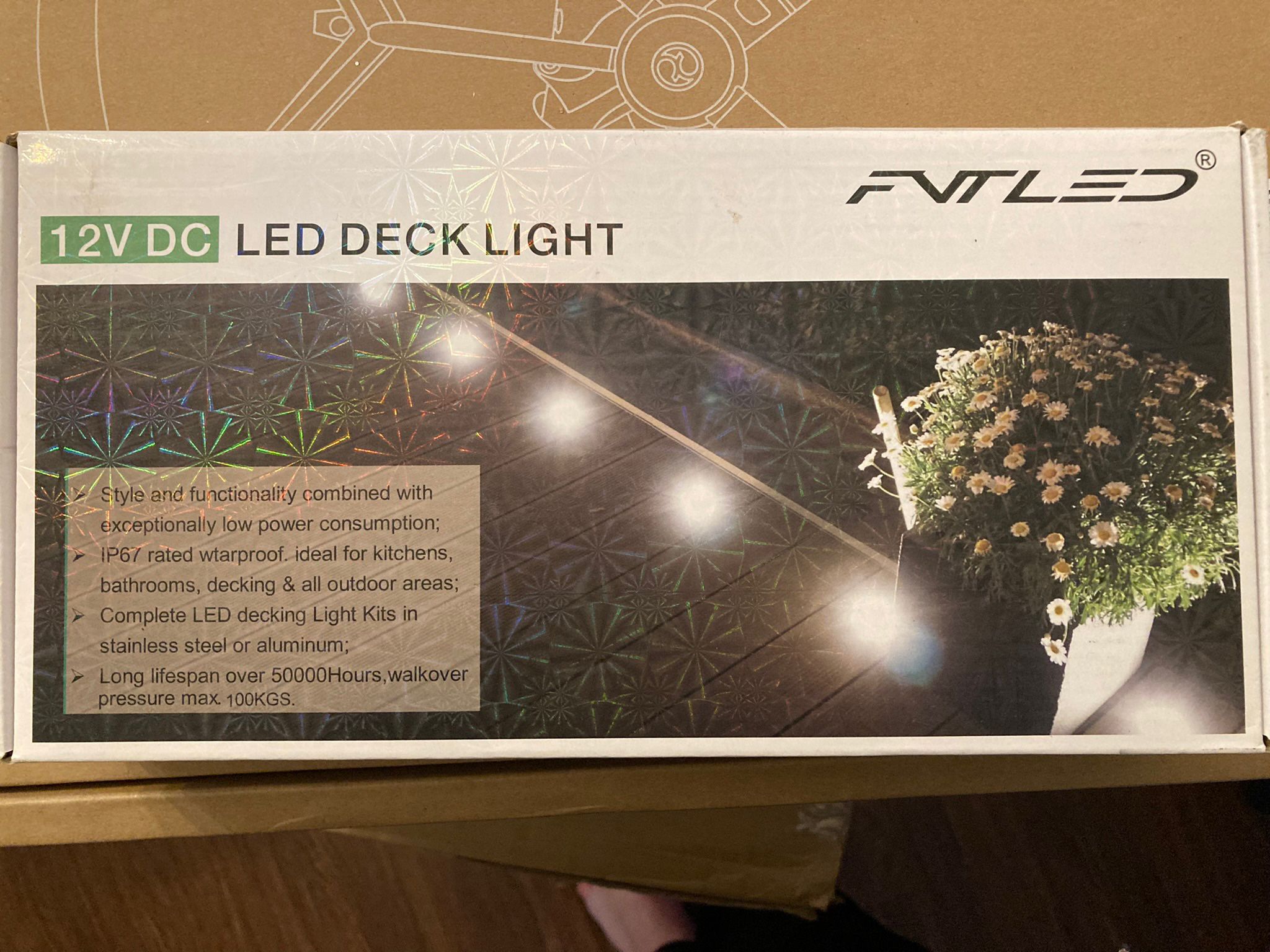 FVT LED 12v CCTV Deck lights 10 Pack