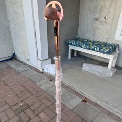 ► Adjustable Fake Microphone Prop Mic Stand w/ LED head and Round Base, can stand heavy use, Pink 50” to 72” Height Christmas Xmas Gift 