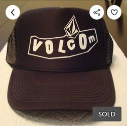 NEW Volcom Snapback Hat With Logo