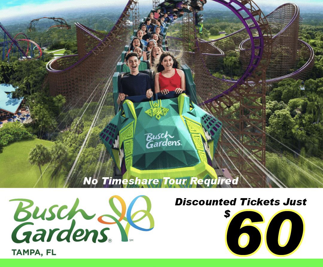 Busch Bush Gardens Tickets
