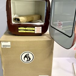 Burgundy Hot Box Heated Storage Unit – Holds 9 Cans – 10x10x10 – New In Box