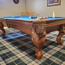 8' AMERICAN HERITAGE SLATE POOL TABLE DELIVERY AND INSTALL AVAILABLE 