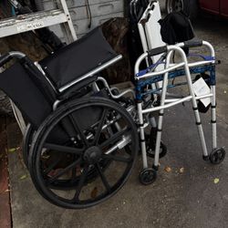 Wheel Chair And Walker 