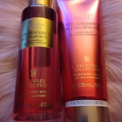 Strawberries and Champagne 2pc set