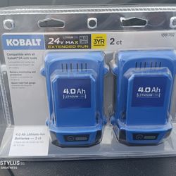 Kobalt Batteries 