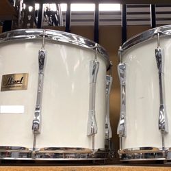 Pearl Competitor Marching Snare drum White ST - Lot of 2