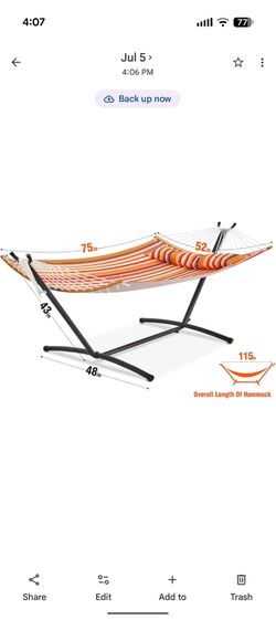 Outdoor Hammock (with stand)