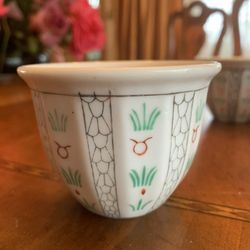 Large Arabic Coffee Porcelain cups, set of 4
