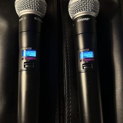 Shure ULXD2 SM58 Hand Held mics 