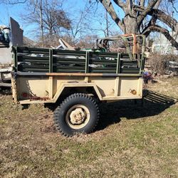Heavy Duty Manual Dump Trailer 