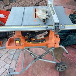 Rigid Portable  10”Table Saw 