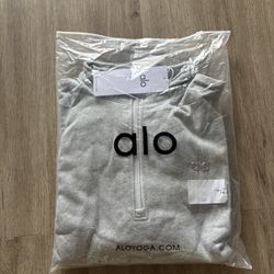 ALO gray quarter zip Size M